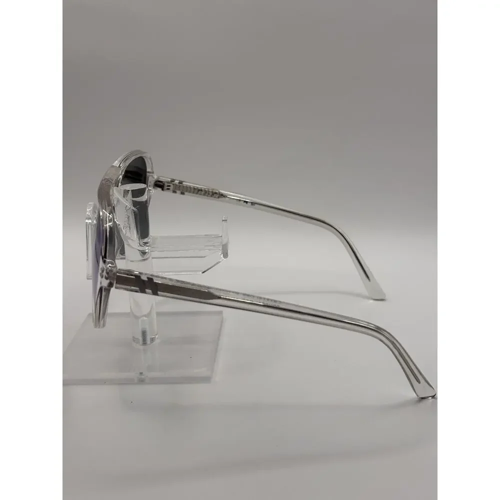 Blenders Skyway Crystal Orb Clear Purple Polarized Aviator Sunglasses